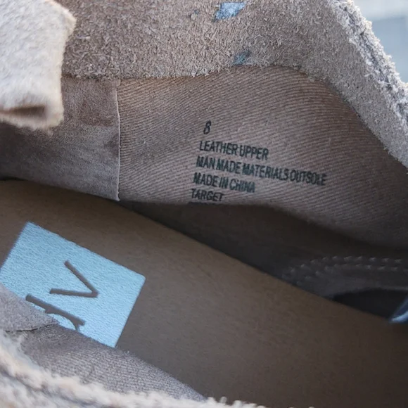 DV By Dolce Vida Roselyn Suede High Top Sneakers Chukka style pull on sz 8 women - Picture 6 of 15